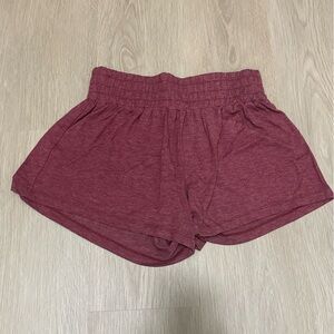 Women's Burgundy Shorts